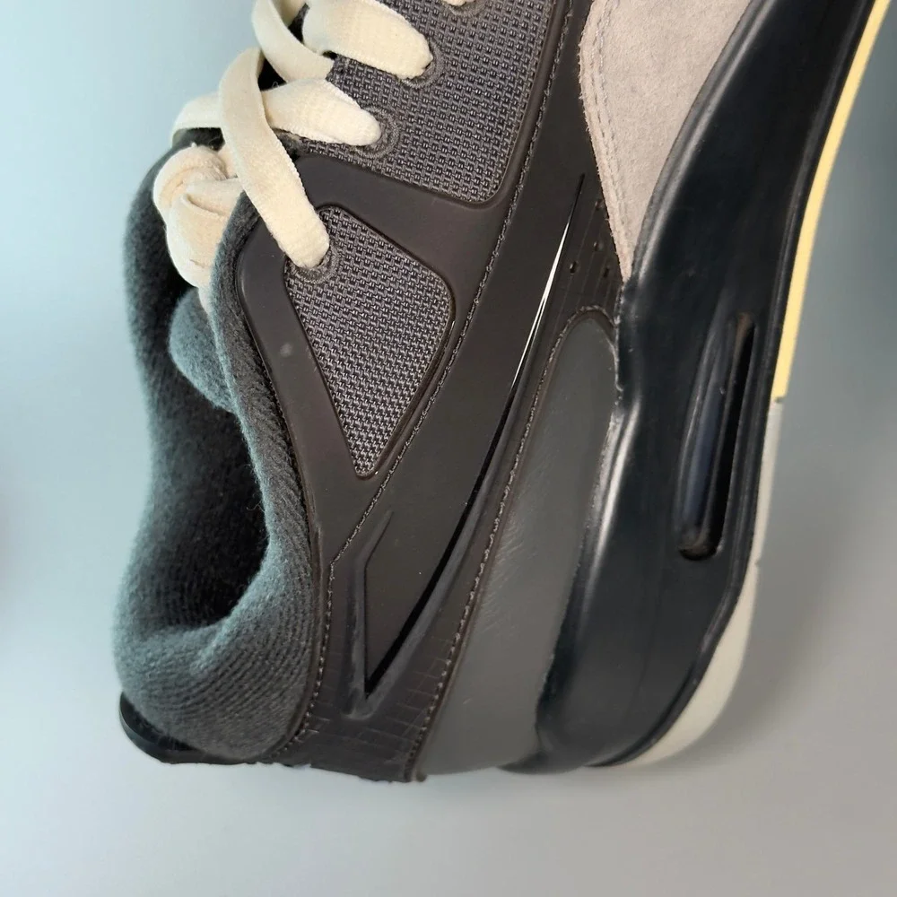 Nike Air Jordan 4 RM Mens 9.5 9 1/2 Iron Grey Black Bone Sneakers Low Top Shoes